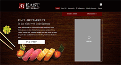 Desktop Screenshot of east-restaurant.com